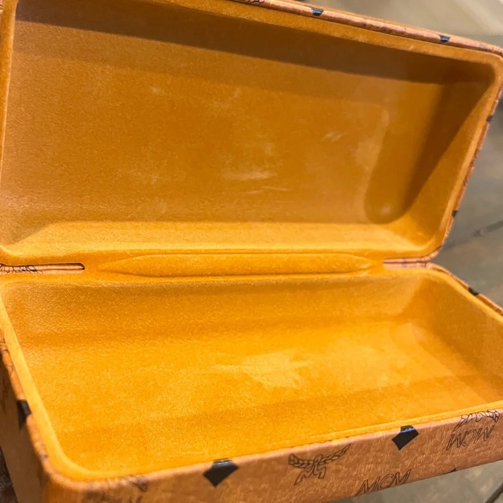 MCM Jumbo Leather Hardshell Sunglasses Case - Picture 7 of 16